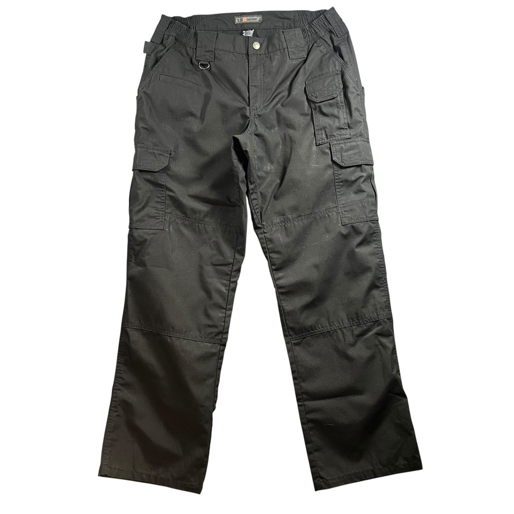 5.11 Tactical Women Black‎ Ripstop Cargo Pants Size 12 Regular Work Outdoor
